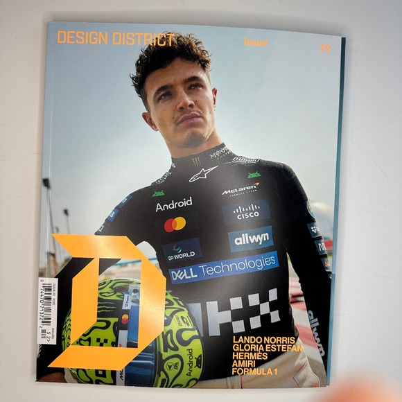 Design District‎ Table Magazine 22 Lando Norris Formula 1 Racing Limited Edition - Picture 1 of 13